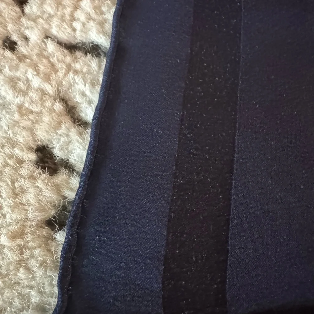 Super Classy Dior Navy Silk Scarf Small Size